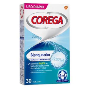 COREGA BLANQUEADOR LIMPIEZA PROTESIS DENTAL 30 T