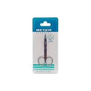 TIJERA MANICURA UÑAS CROMADA CURVA