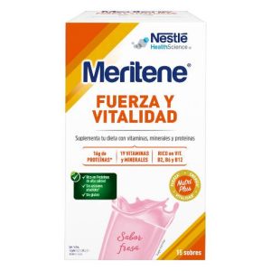 MERITENE POLVO FRESA 15 SOBRES 30 GR.