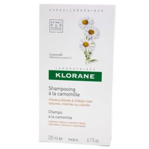 KLORANE CHAMPU EXTRACTO CAMOMILA 200 ML.